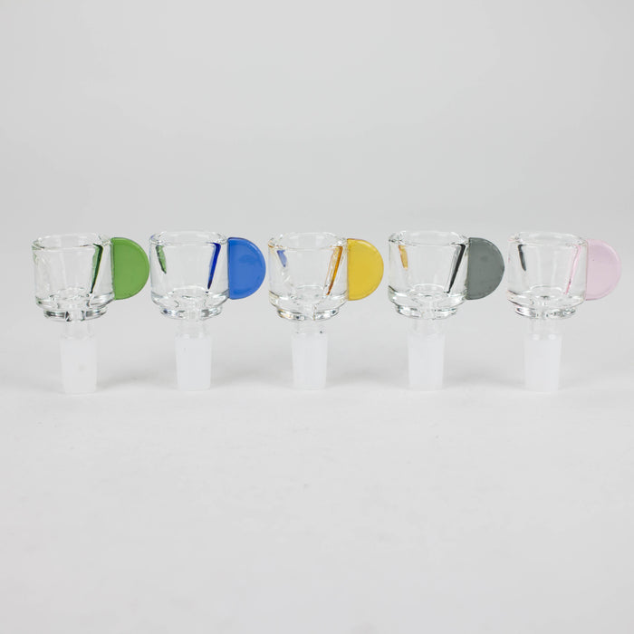 Male Join round double Glass Bowl Display Box of 9 [SMKJ-014]