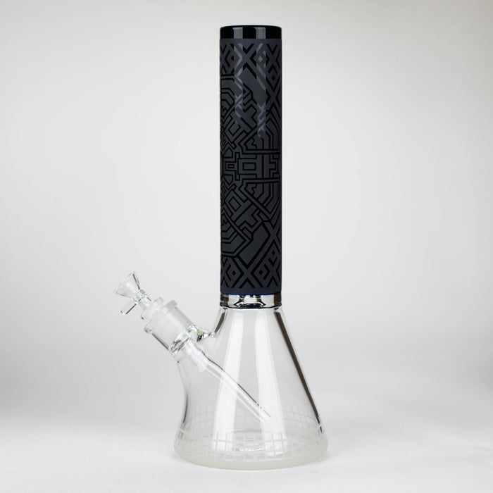 14" Beaker Base Glass Bong  [C1037-CC268]