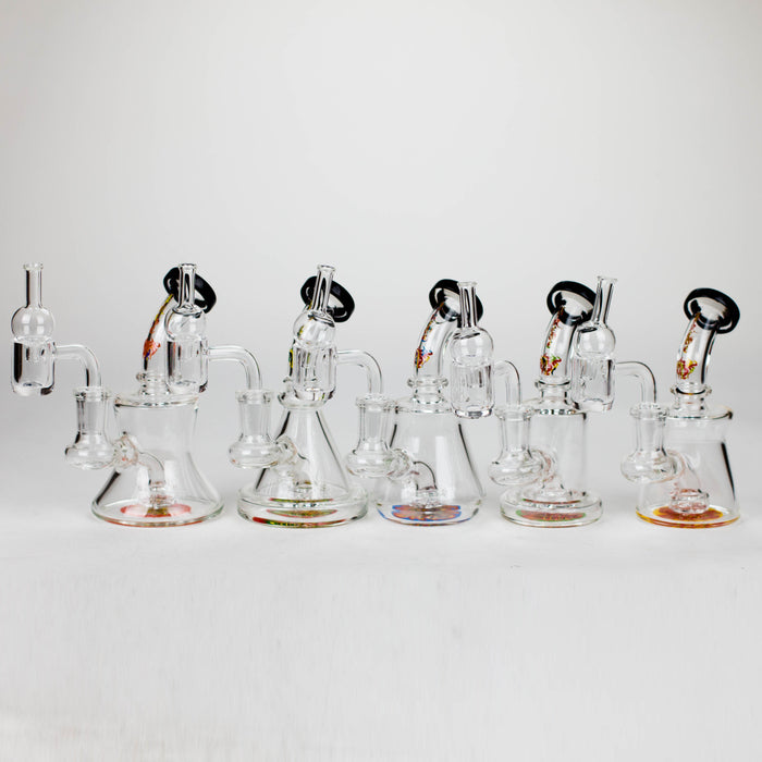 Xtreme | 5" Oil Rig with quartz banger [BT4409]