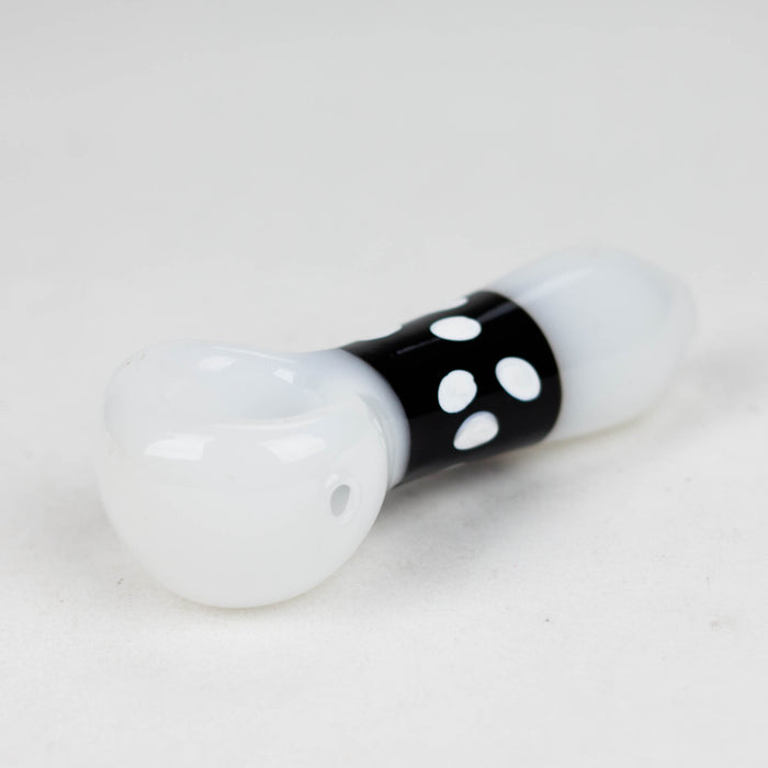 4" Glass Hand Pipes Box of 21 [SMKJ-103]