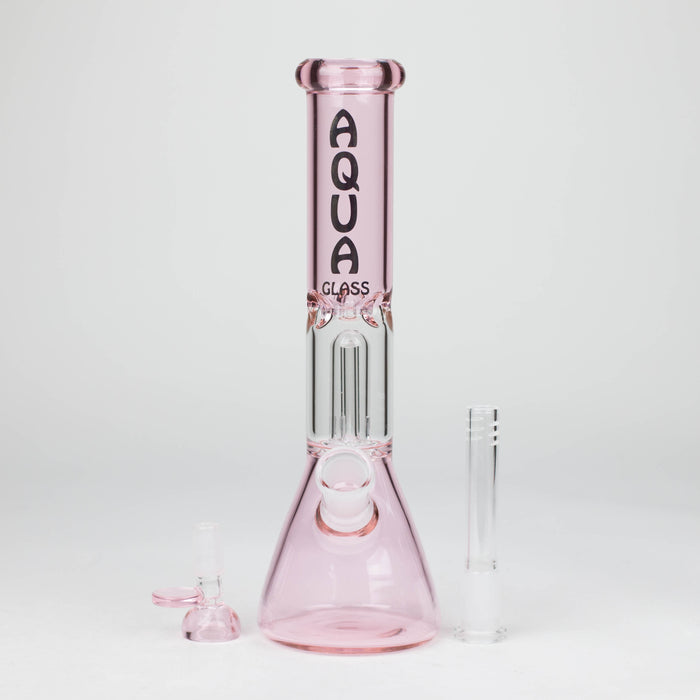 AQUA | 10″ Glass Bong with Percolator & Bowl Box of 8 [B2]