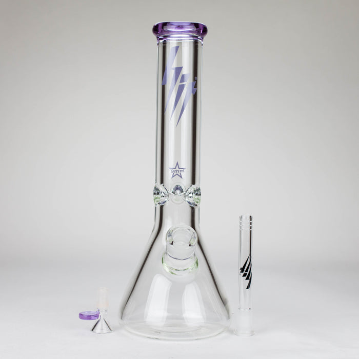 HIT | 14" - 9mm Thick Glass Water Pipe [HIT703]