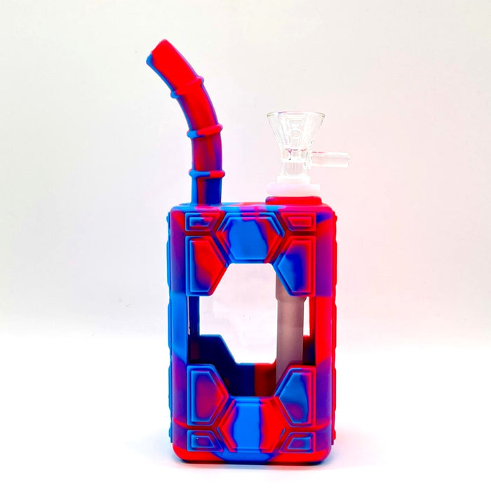 7" Silicone Juice Box bong-Assorted_0