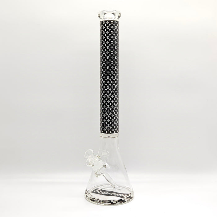 20" Stylish Designed 9mm Glow in the dark Glass Bong [LV205009]_5