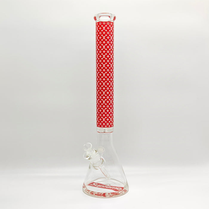 20" Stylish Designed 9mm Glow in the dark Glass Bong [LV205009]_4