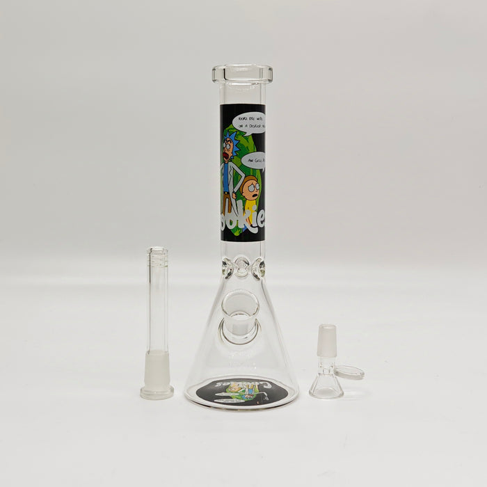 9" 4mm Assorted Characters Beaker Bong [093204P]_11