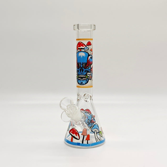 9" 4mm Assorted Characters Beaker Bong [093204P]_8