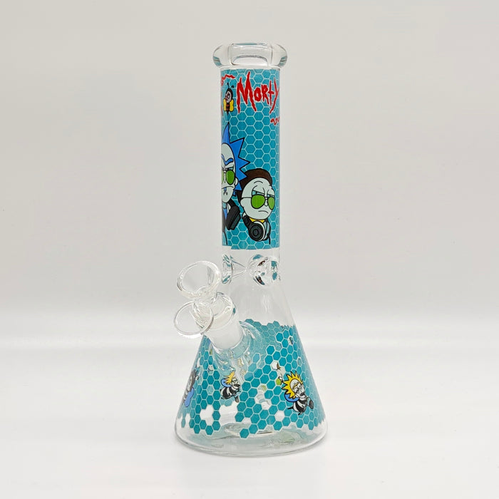 10" 5mm Assorted Design Beaker Bong [103805P]_2