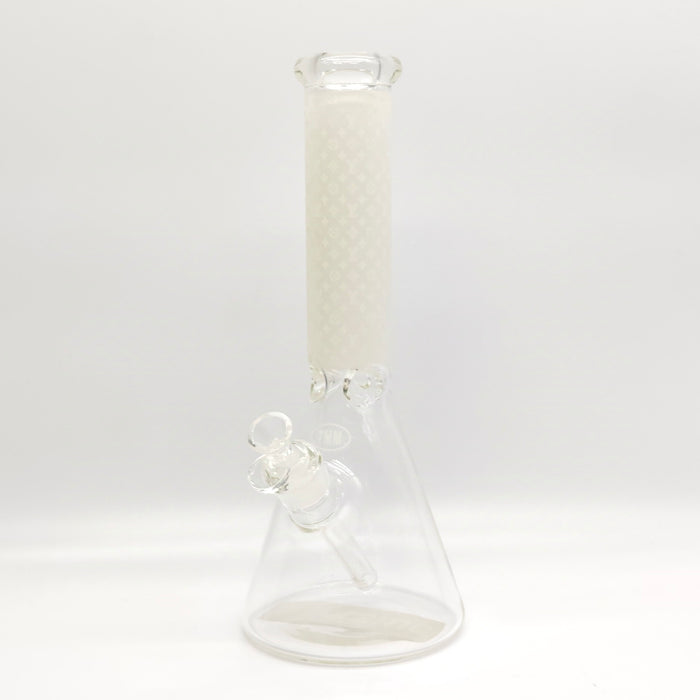 14" Stylish Designed 7mm Glow in the dark Glass Bong [LV145007]_3