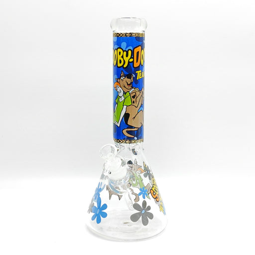 14" 7mm Cartoon Beaker Glass Bong [P22]_1