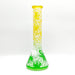 14" 5mm Abstract Design Beaker Glass Bong [LOT0072]_2