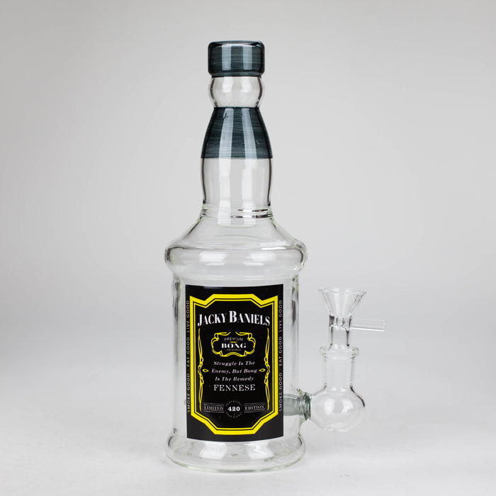 9" Liquor Bottle Glass Bong [MK-BB01]