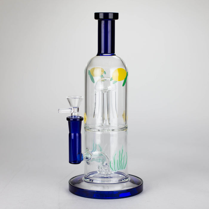 10.5" Tropical Ocean Glass Bong [MK-BB05]