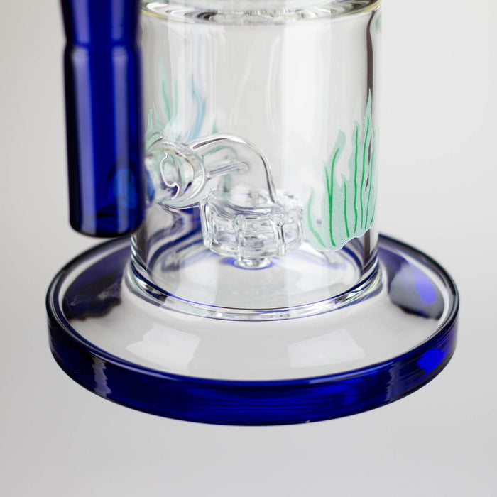 10.5" Tropical Ocean Glass Bong [MK-BB05]