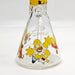 14" 9mm Cartoon Beaker Glass Bong [145009P]_9