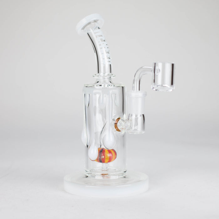 WENEED | 7" Pumpkin Flow Glass Bong