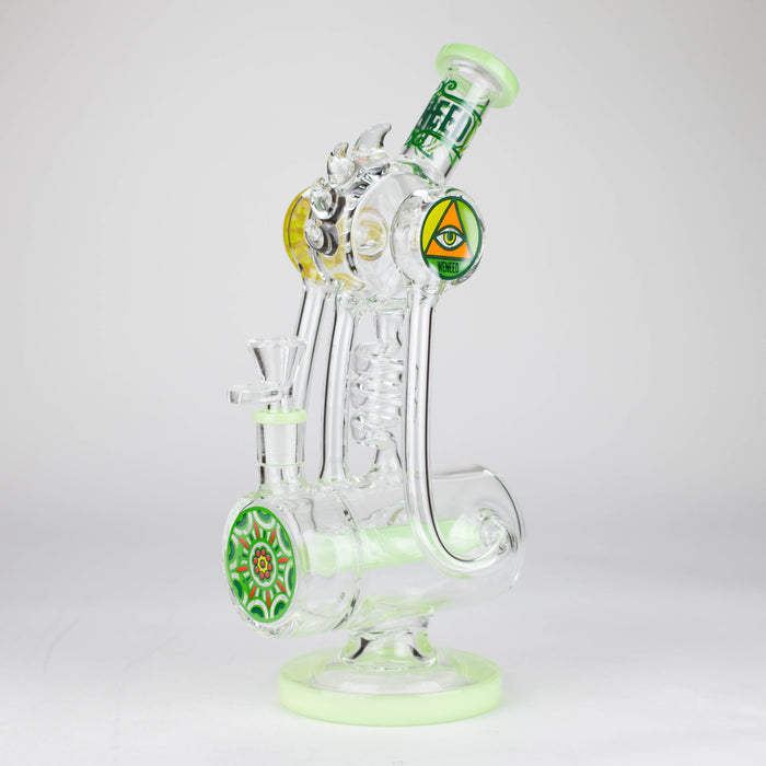 WENEED | 12" Twisting Tide Glass Bong