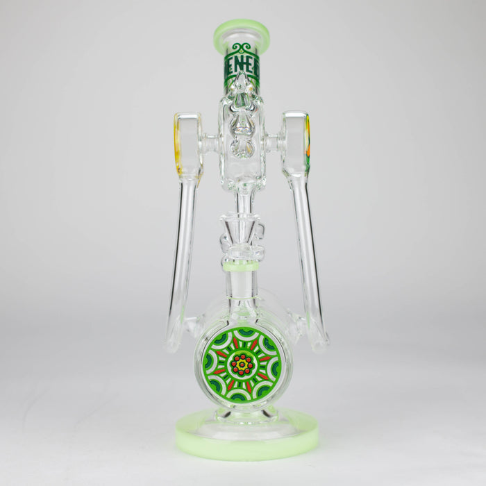 WENEED | 12" Twisting Tide Glass Bong