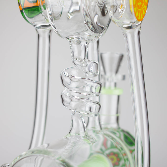 WENEED | 12" Twisting Tide Glass Bong