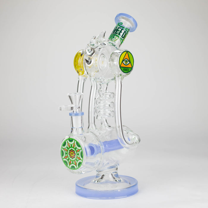 WENEED | 12" Twisting Tide Glass Bong