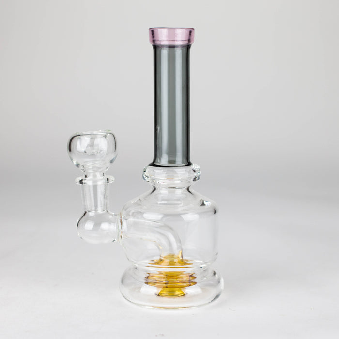 6" colour tube assorted glass bong