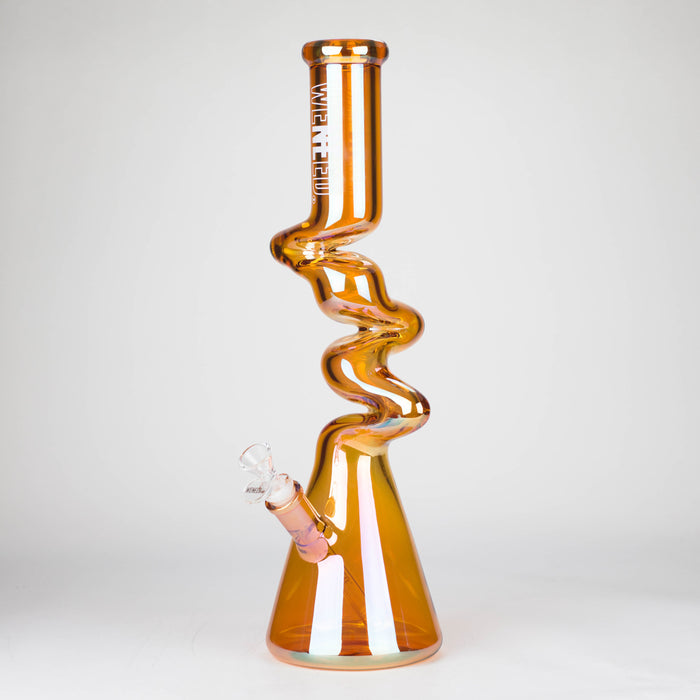 WENEED | 17.5" Iridescent Ripple Glass Bong