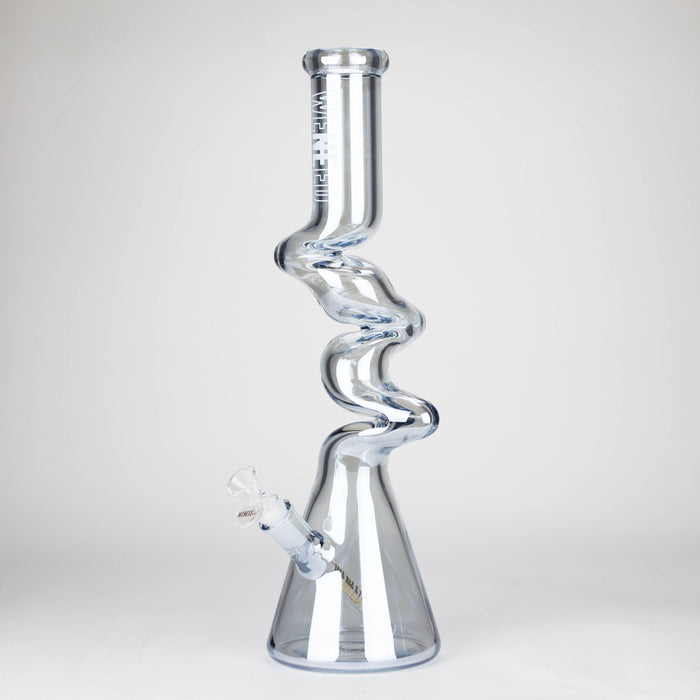 WENEED | 17.5" Iridescent Ripple Glass Bong