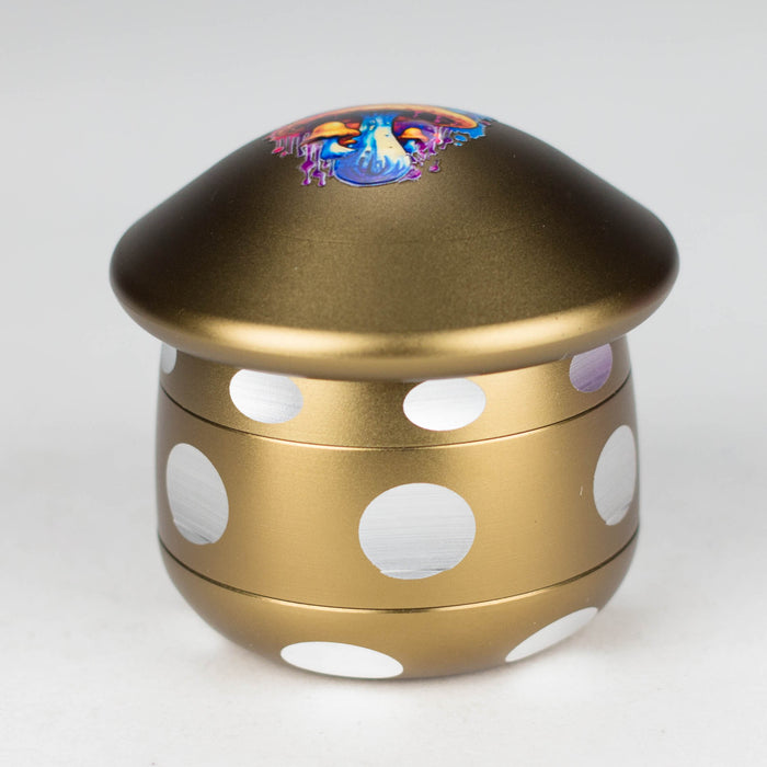 Aluminum Mushroom Grinder 4 Layers