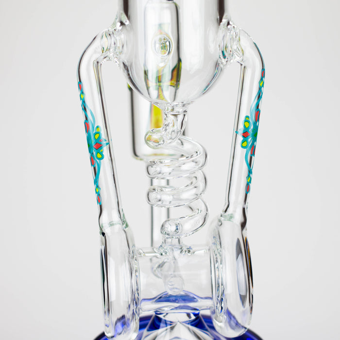 WENEED | 14" Spiral Recycler Glass bong