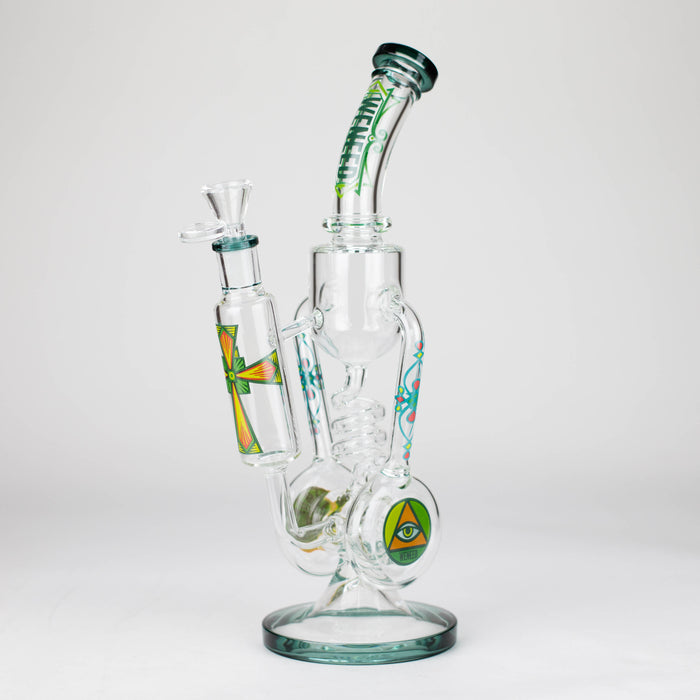 WENEED | 14" Spiral Recycler Glass bong