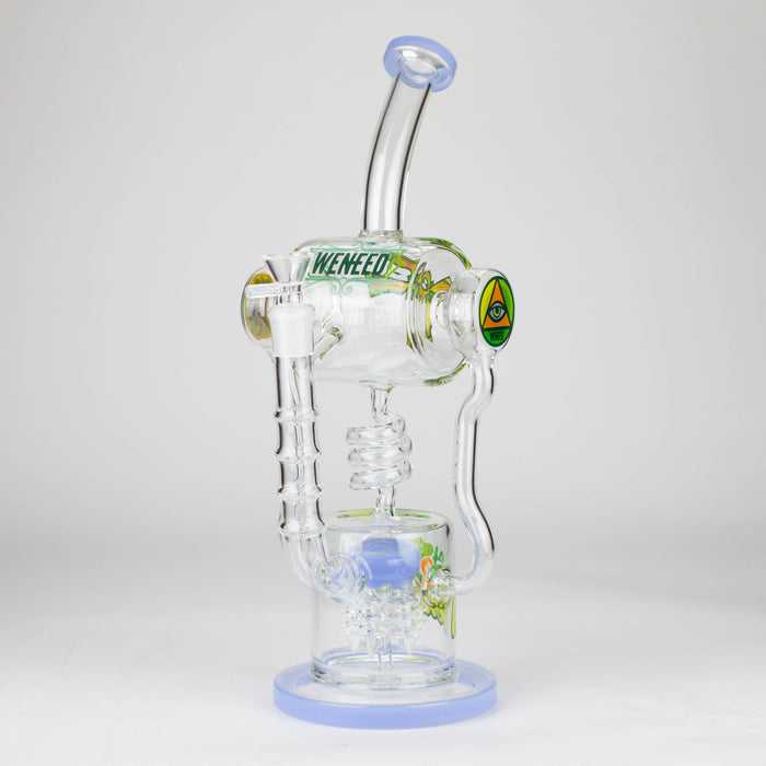 WENEED | 14" Pulse Helix Glass bong