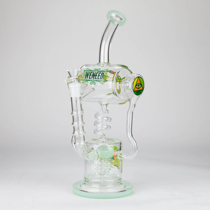 WENEED | 14" Pulse Helix Glass bong