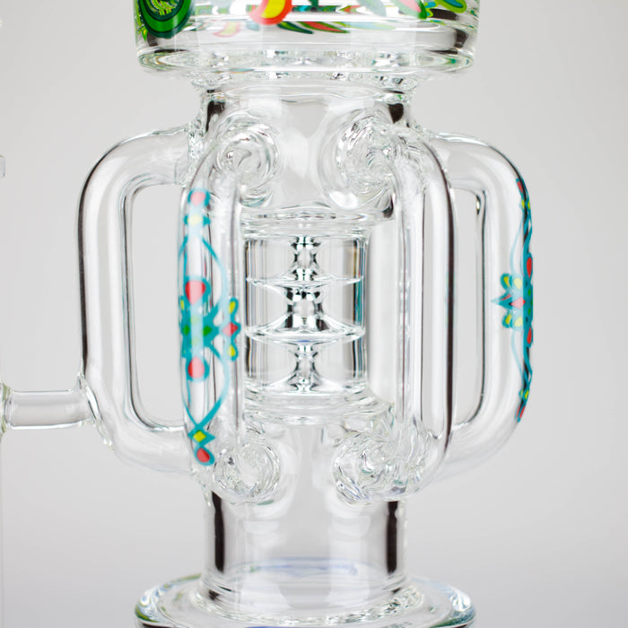 WENEED | 22" Gear Perc Glass bong