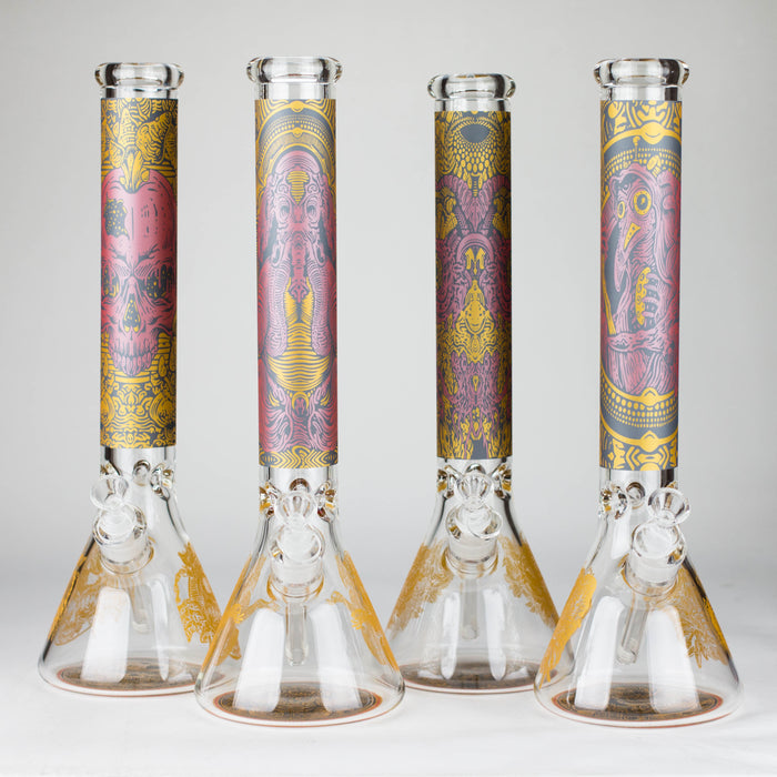 16" 7mm Artistic Design Beaker