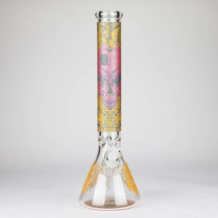 16" 7mm Artistic Design Beaker