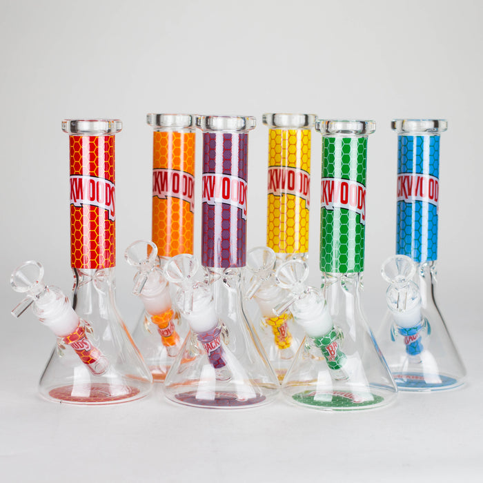 7.5" 4mm BW Design Beaker Bong [PIP874]