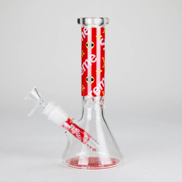 7.5" 4mm SUP Design Beaker Bong [PIP878]