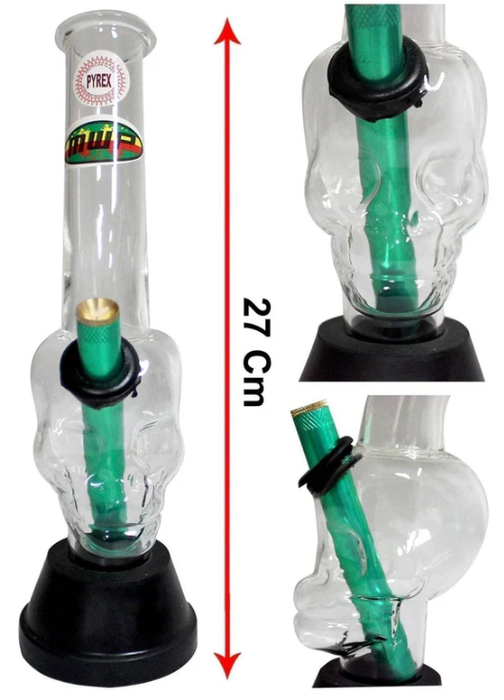MWP 10" Skull Gripper Glass Bong [PIP932]_1