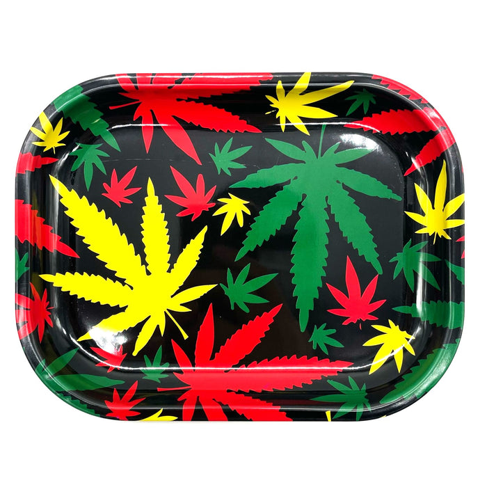 Rolling Tray Mini Hemp Design Assorted  [CTN606]_2