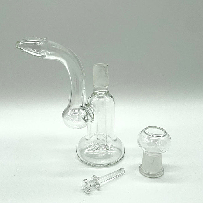 Oil Bubbler Clear Water Pipe 4inch  [PIP619]_1