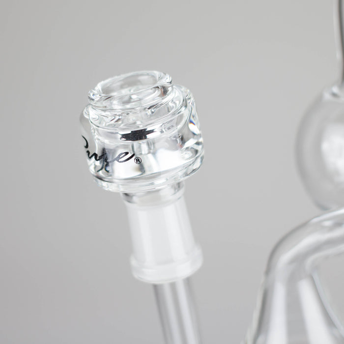 Pure Glass | 8" Infinity Recycler 2 - Flower and Dab