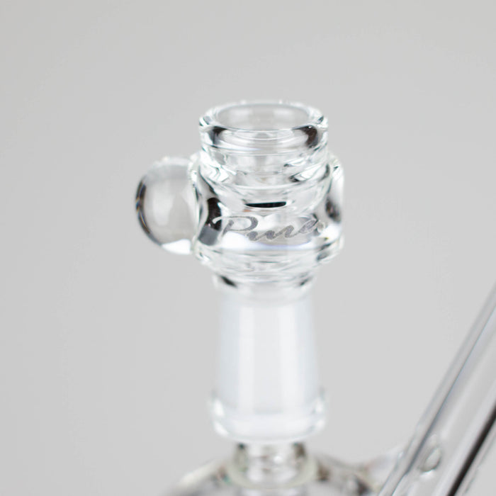 Pure Glass | 6.5" Solaris 10mm Bubbler Clear