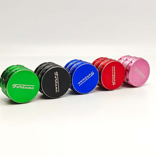 Fortune |  63.5mm x49mm Aluminum  4 Parts Grinder-Assorted Color_1