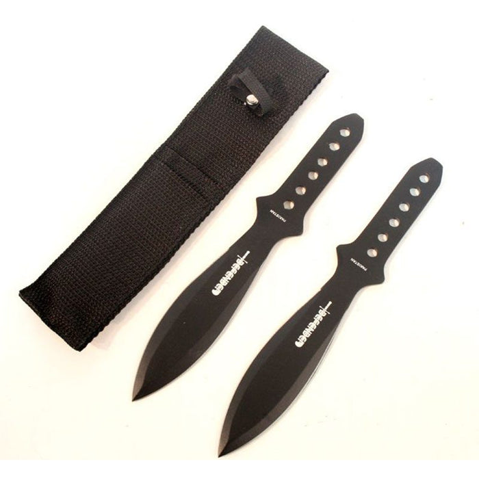 NewThrowing Knives with Sheath Set of 2  [5315]