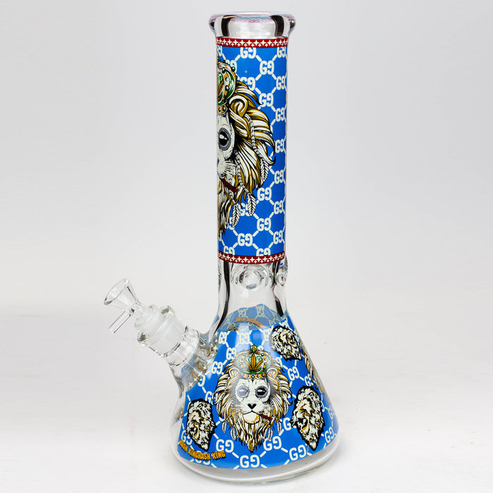 14" Hash King Glow in the dark 9 mm glass bong