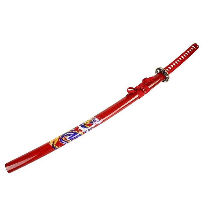 40.5″ Blood Red Dragon Collectible Katana Samurai Sword [8920]