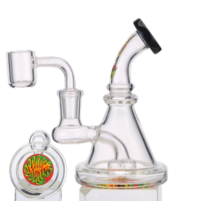 Xtreme | 5" Oil Rig with quartz banger [BT4409]