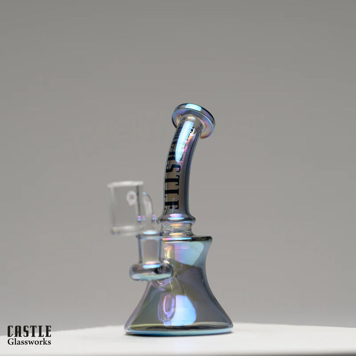 Castle Glassworks | 7" Mini Electroplated Rig