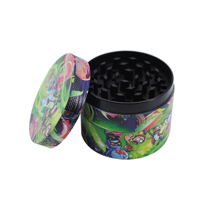 2.2" Metal Grinder RM Cartoon 4 Layers Box of 6 [GZ325]