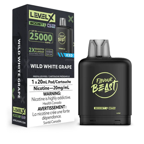 [ON] FLAVOUR BEAST | Level X Boost G2 25000 Pod Box of 6